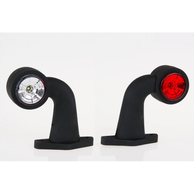 LED clearance marker lamp on a short L-