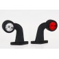 LED clearance marker lamp on a short L-