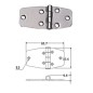 INOX HINGE 87X37MM