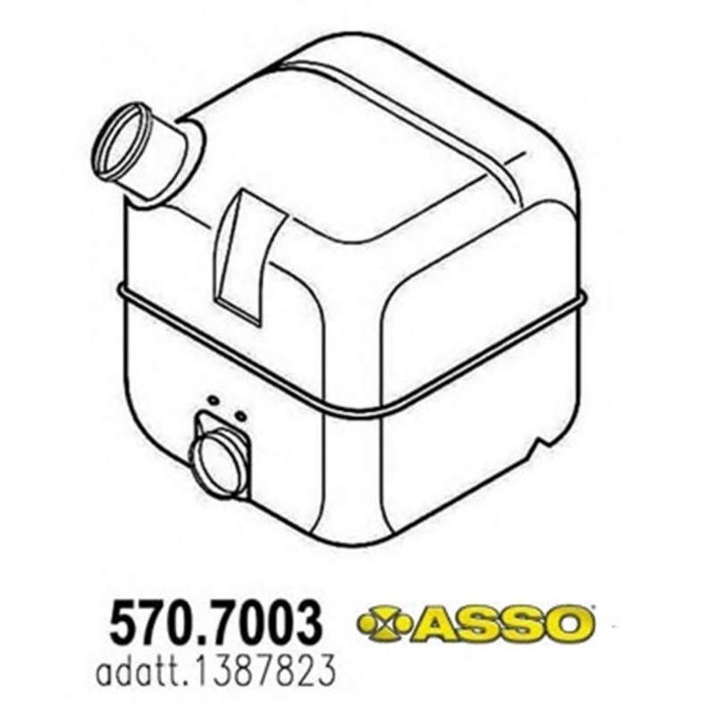 EXHAUST SCANIA 164  1387823  1497013