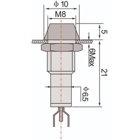ΕΝΔΕΙΚΤΙΚΗ ΛΥΧΝΙΑ LED 12V ΠΡΑΣΙΝΟ Φ08