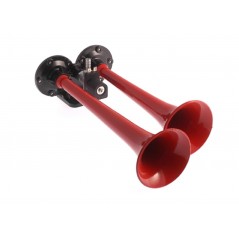 TWO RED TRUMPETS SINGLE SOUND 24V