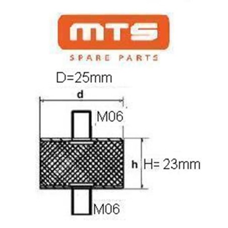 ΣΙΝΕΜΠΛΟΚΑΚΙ Α-Α D25mm H23mm Μ06