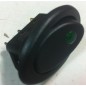 SWITCH OVAL 12V RED