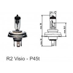 ΛΑΜΠΑ ΙΩΔΙΟΥ Η4 24V 75/70W ΜΕ ΦΟΥΡΩ