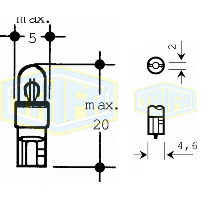 ΛΑΜΠΑ ΤΑΜΠΛΟ  24V-1W