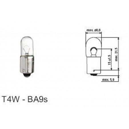 ΛΑΜΠΑ ΕΛΙΑ 12V 4W