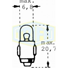 ΛΑΜΠΑ ΨΗΡΑ 12V 2W
