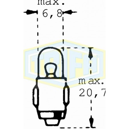 ΛΑΜΠΑ ΨΗΡΑ 12V 2W