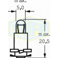 ΛΑΜΠΑ ΥΑΛΟΥ 24V 1.2W