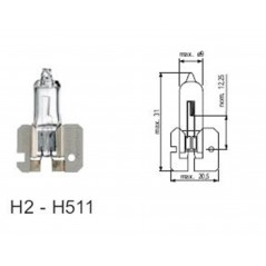 ΛΑΜΠΑ ΙΩΔΙΟΥ Η2 24V-70W
