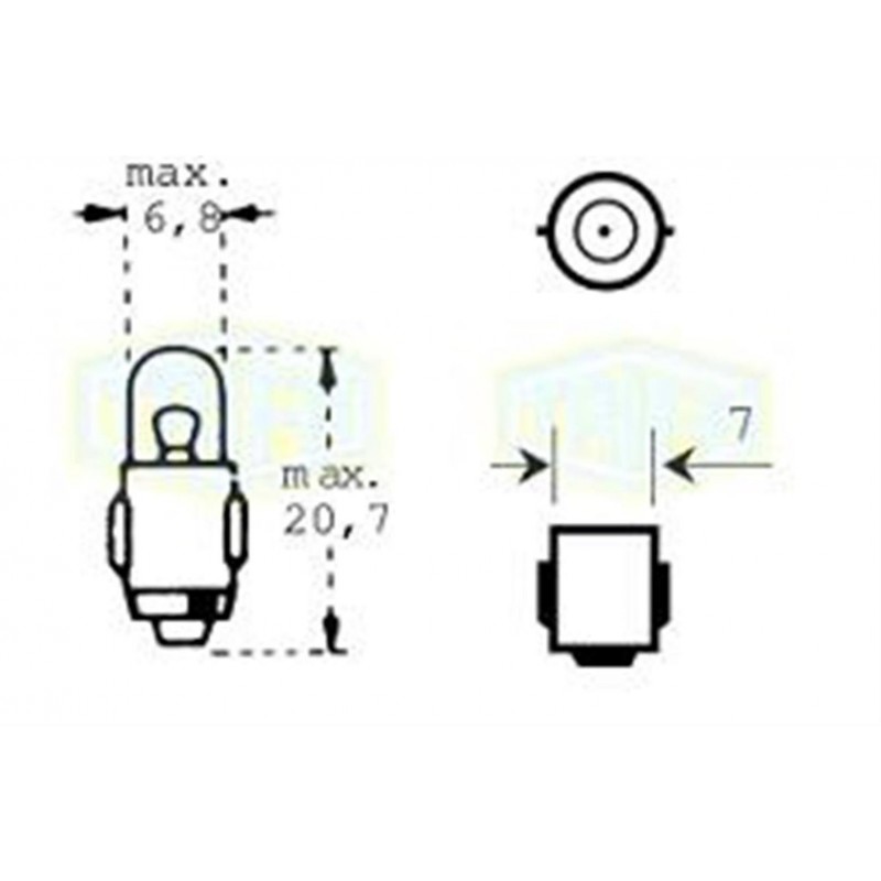 INDICATOR & PARKING 24V 3W BA 7s