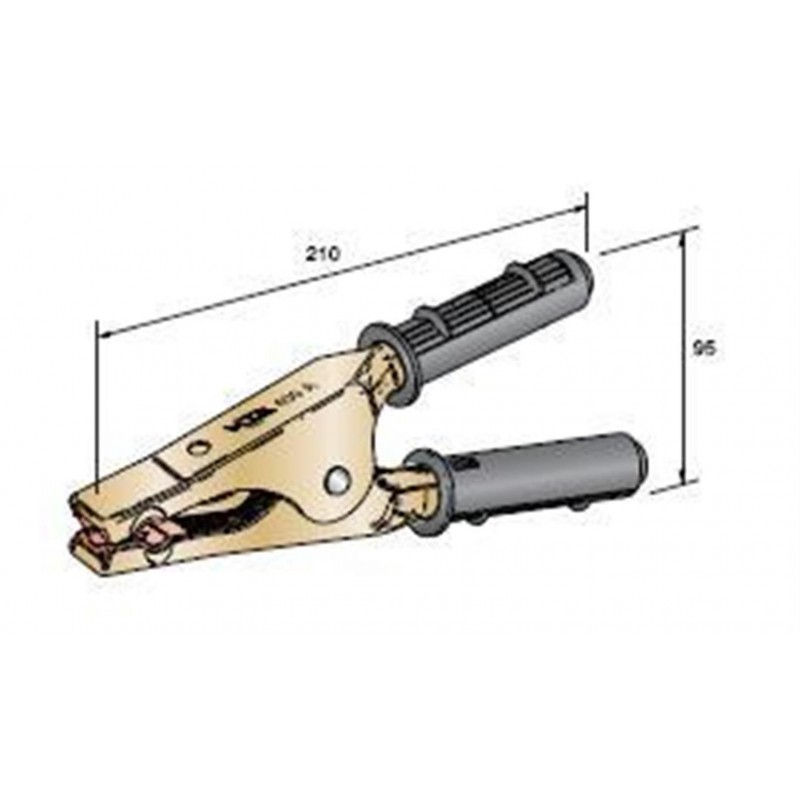 ΤΣΙΜΠΙΔΑ ΜΠΑΤΑΡΙΑΣ ΜΑΥΡΗ   400Α ΜΤΑ