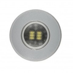 Led Spot with small round grey base 12V