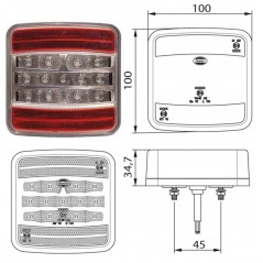 ΦΑΝΑΡΙ STOP LED ΤΡΕΙΛΟΡ