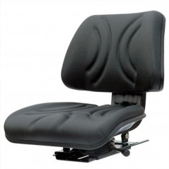 Narrow Seat Cushion and Backrest Design with sliding base Fore and Aft. Adjustment 75mm/75mm