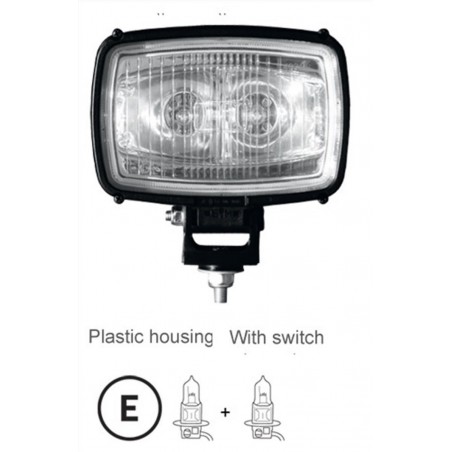 WORK LAMP DOUBLE OPTIC WITH SWITCH
