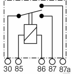 ΡΕΛΕ 5 ΕΠΑΦΩΝ 12V 40A
