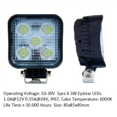 ΦΑΝΑΡΙ ΕΡΓΑΣΙΑΣ LED  15W 1200LM 10-30V