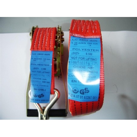 LASHING STRAP WITH CLOSED HOOK 10m