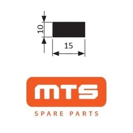 ΛΑΣΤΙΧΟ ΑΦΡΩΔΕΣ 15ΜΜ ΦΑΡΔ Χ 10ΜΜ ΠΑΧ(Τ)