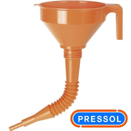 PLASTIC FUNNEL 160mm with extension PRESSOL