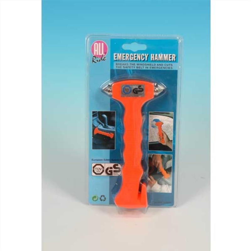 EMERGENCY HAMMER ORANGE LARGE TUV