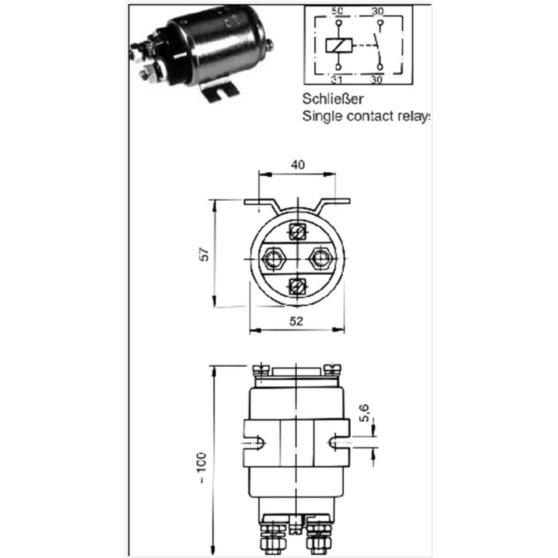 ΜΠΟΥΤΟΝ 3ου ΑΞΟΝΑ 12V-150Α