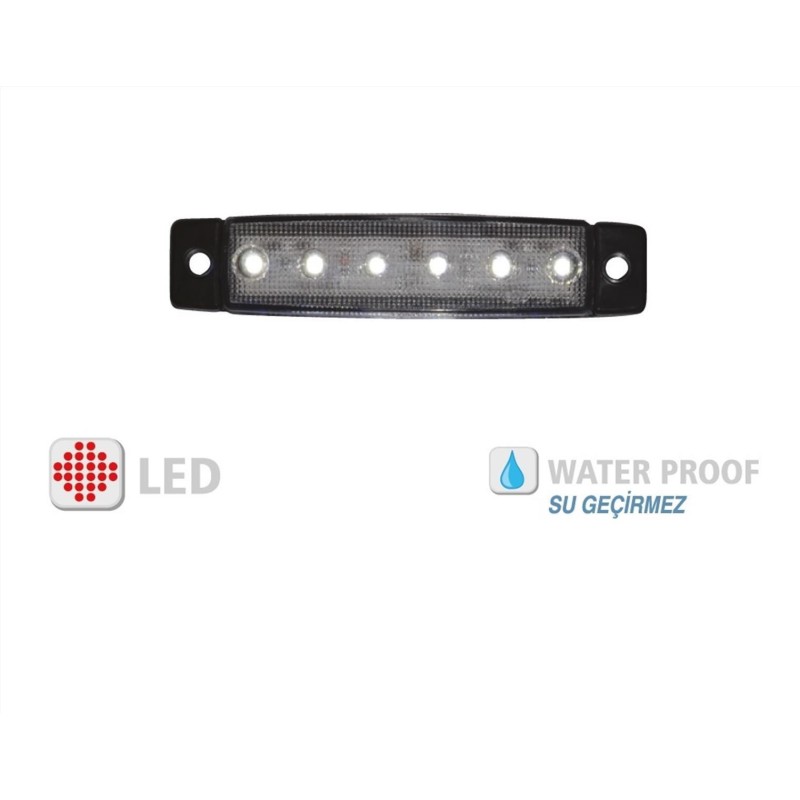 ΦΑΝΑΡΙ ΟΓΚΟΥ ΛΕΥΚΟ 6 LED 24V TW