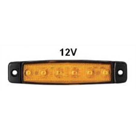 ΦΑΝΑΡΙ ΟΓΚΟΥ ΚΙΤΡΙΝΟ 6 LED 12V