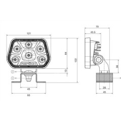 ΦΑΝΑΡΙ ΕΡΓΑΣΙΑΣ LED WORKPOINT II 1500LM ASS2 1.5m 10-30V