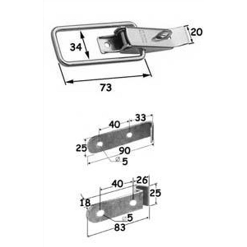 ΚΛΕΙΣΤΡΟ ΜΕΣΑΙΟ ΓΑΛΒΑΝΙΖΕ ΜΕ ΑΝΤΙΚΡΥΣΜΑ ΙΣΙΟ