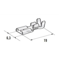 ΦΙΣΑΚΙ ΘΥΛΗΚΟ 6.3mm