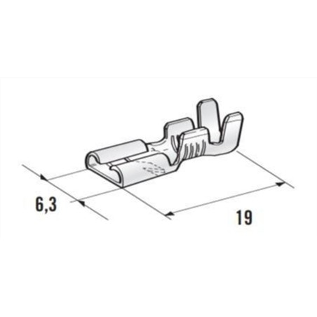ΦΙΣΑΚΙ ΘΥΛΗΚΟ 6.3mm