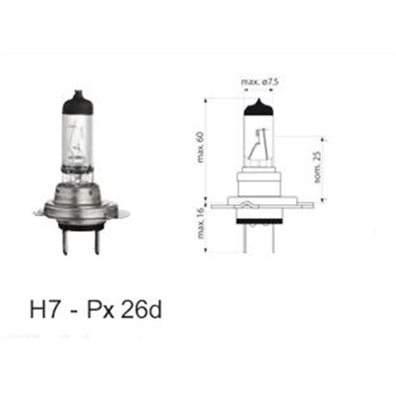 ΛΑΜΠΑ ΙΩΔΙΟΥ Η7 12V-55W Μ-TECH
