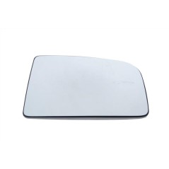 Side mirror glass L (convex, with heating, chrome, rectangular lock) fits M/Β SPRINTER 906 VW CRAFTER 2E 04.06-06.18