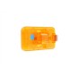 Side marker lamp SMD00 specific high temperature, amber housing, polycarbonate lens.