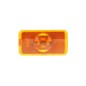 Side marker lamp SMD00 specific high temperature, amber housing, polycarbonate lens.