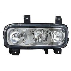 Headlamp L (H1/H7/W5W, electric, with motor, with fog light) fits M/B ATEGO 2, ATEGO 3 10.04-
