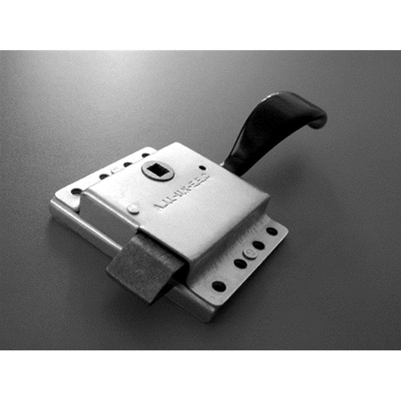 LEFT HAND ZINC PLATED SLAM LOCK