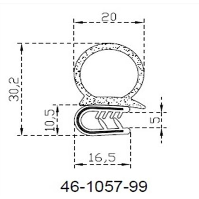 ΛΑΣΤΙΧΟ ΦΟΥΣΚΑ ΠΛΑΙΝΗ ΧΟΝΤΡΗ