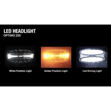 LED DRIVING LAMP WITH POSITION LAMP 120W 10-32V