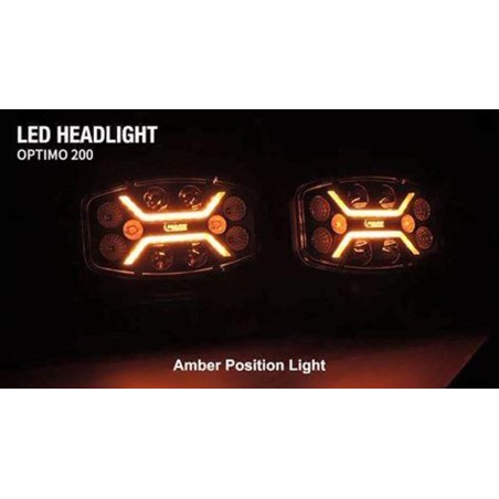 LED DRIVING LAMP WITH POSITION & STROBE WARNING