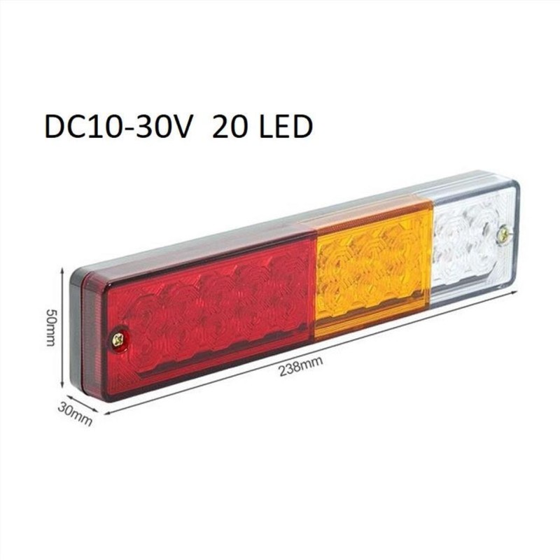 ΦΑΝΑΡΙ STOP ΤΡΑΚΤΕΡ CLARK LED 12/24V