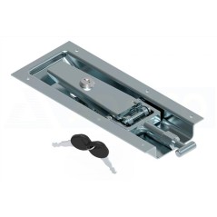 SIDE WALL LOCKER 305X120 ZINCPLATED STEEL ENCASTRED