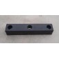 RUBBER BUMPER 3 HOLES 400Χ80Χ70mm